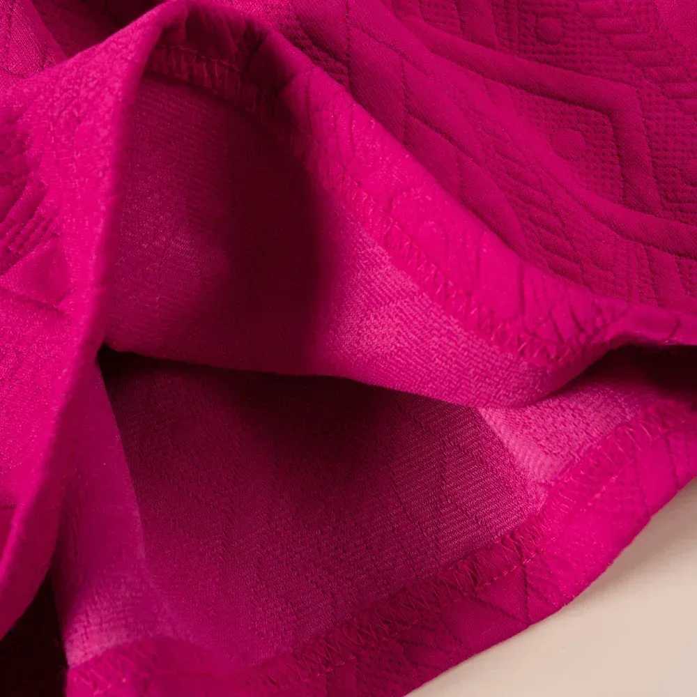 Winter new baby dress solid color ruffled 0-2Y childrens casual dress princess dress girl dress birthday gift X250220