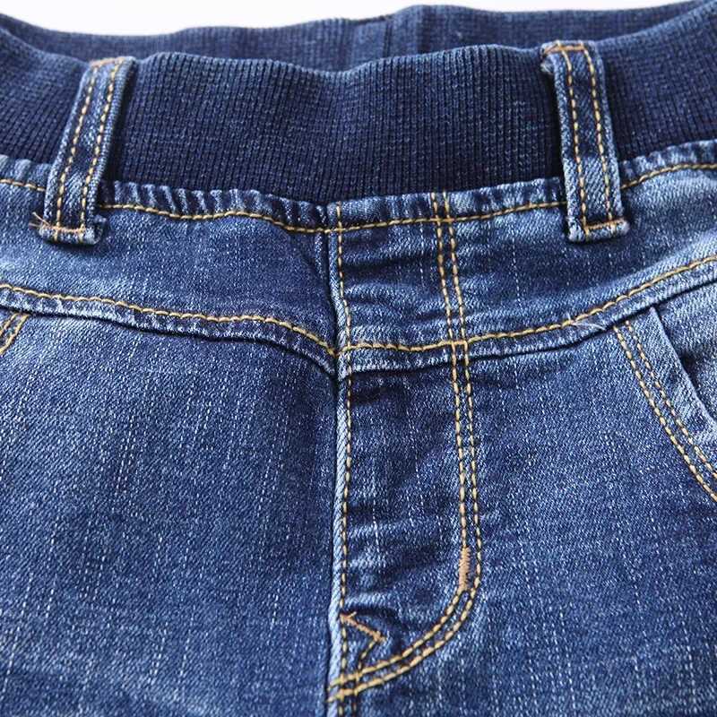 IENENS Kids Boys Jeans Fashion Clothes Classic Pants Denim Clothing Children Baby Boy Casual Bowboy Long Trousers 5-13Y Z250220
