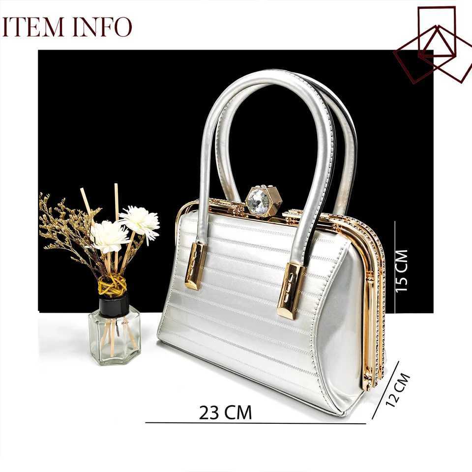 Silver Color Popular Party Bag Fashion Ladies Bag Three-Dimensional Bag Commuter Bag Z250220