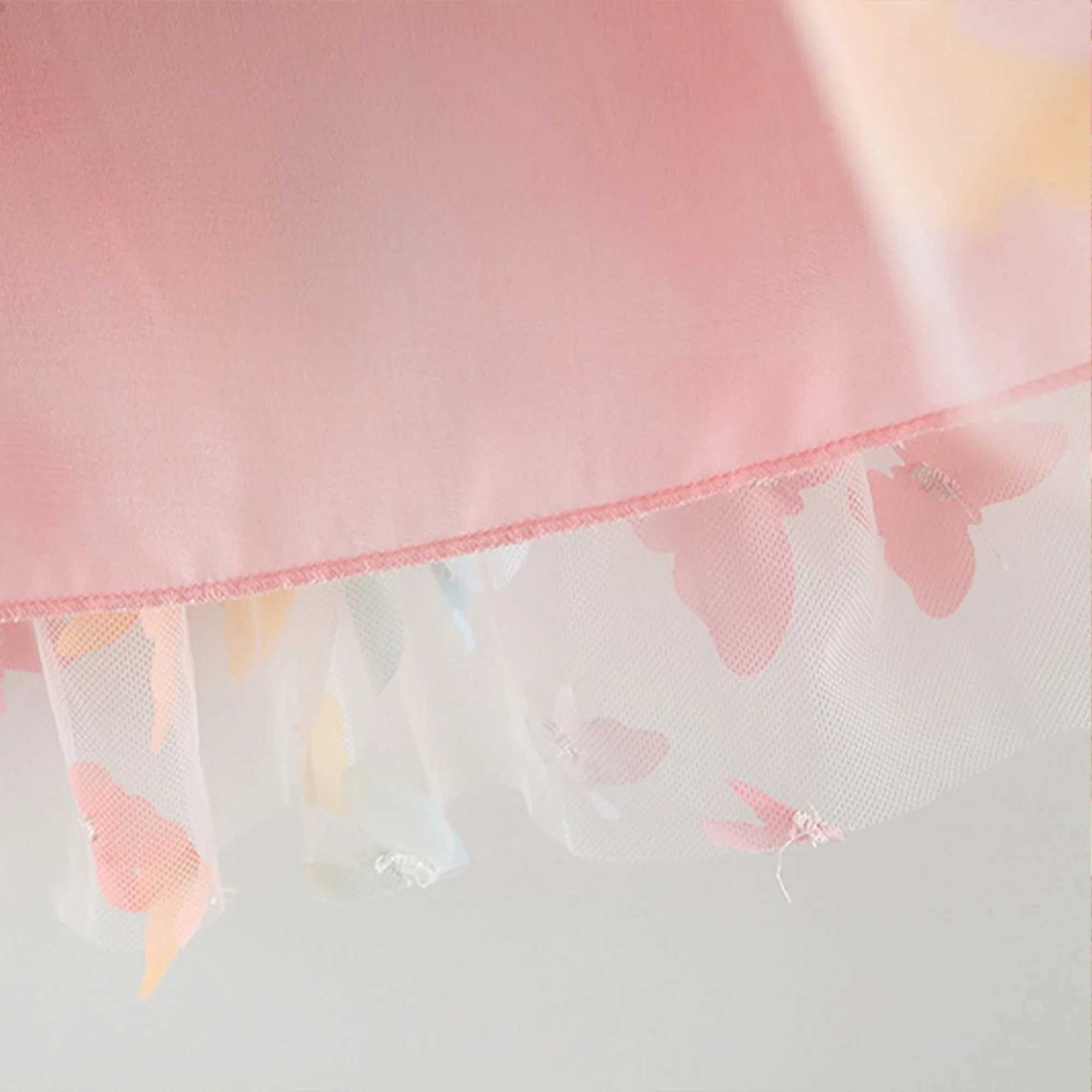 (0-3 Years Old) Baby Girl Dress Summer Mesh Bow Winged Princess Dress For Kids Girl Cute Flower Beautiful Beach Vacation Dress X2502201