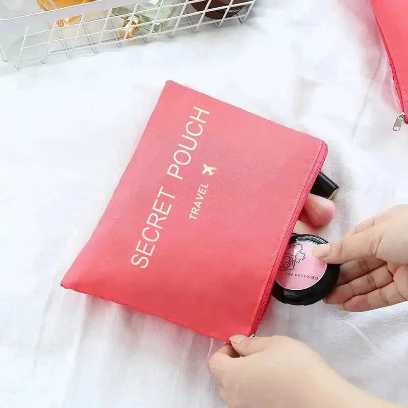 6 Pcs/Set Pink/Blue/Grey Travel Storage Bag Large Capacity Waterproof Luggage Clothing Underwear Storage Bag With Zipper X250220