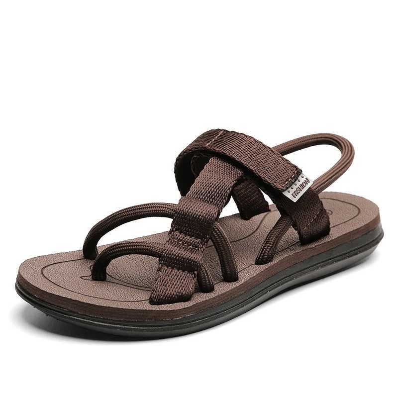 New Arrival Men Black Sandals Summer Couple Shoes BEST Sellers Products Manual Shoes for Men T250220