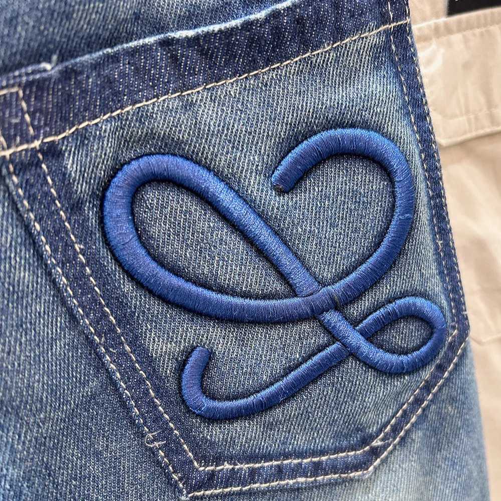 2-10 Years Students Denim Pants For Boys Spring Autumn Solid Color Embroidery Kid Boys Trousers Handsome Children Boys Jeans Z250220