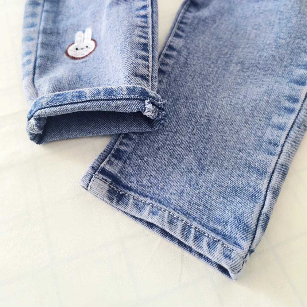 IENENS Kids Baby Girls Casual Clothes Jeans Trousers Toddler Infant Denim Clothing Pants Children Bottoms 1 2 3 4 5 6 7 Years Z250220