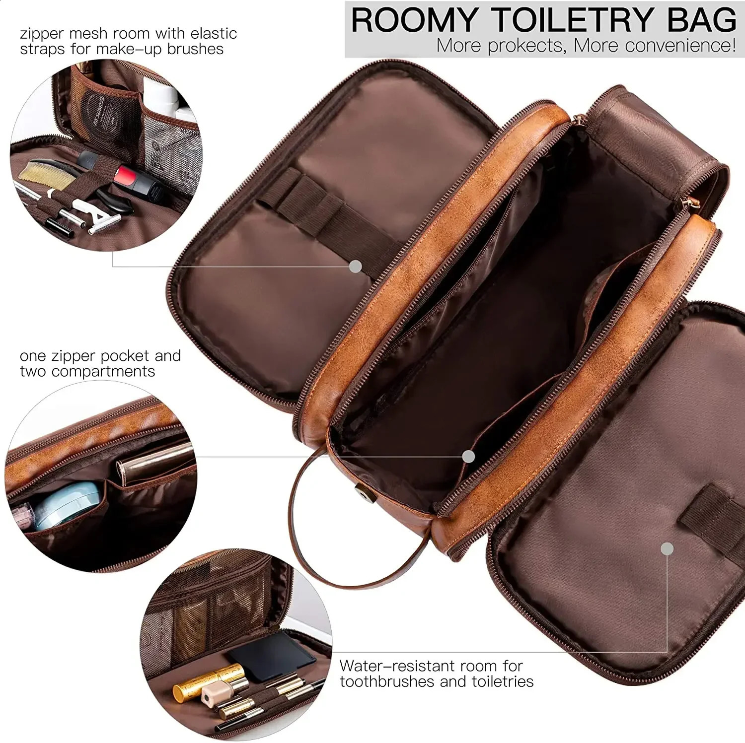 waterproof mens makeup bag hanger makeup bag nylon travel organizer large essential makeup box face bag 250214