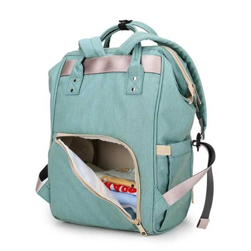 Fashion mummy pregnant woman urine bag backpack brand large capacity baby bag travel backpack bag baby care small sleeping bag X250220