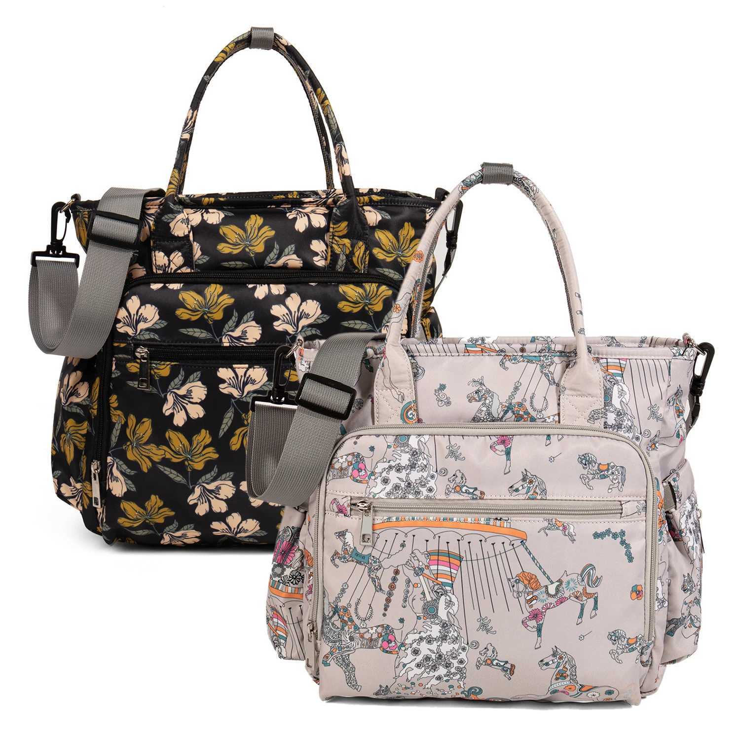 Lequeen Multi-function Mummy Maternity Bag Large Capacity Baby Bag for Mom Travel Stroller Bag Baby Stuff Organizer Diaper Bags X250220