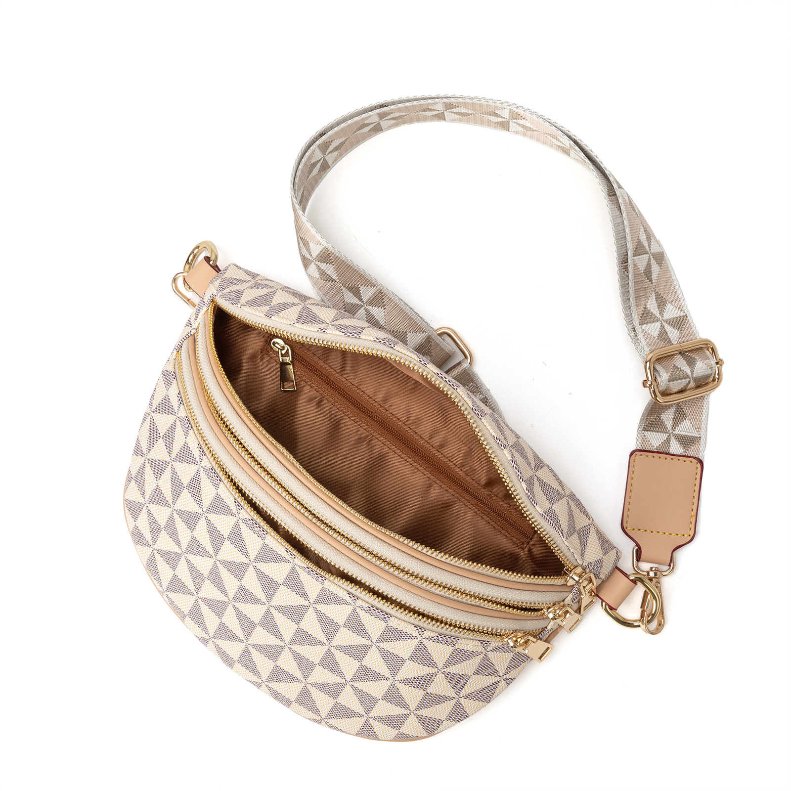 Stylish Floral Pattern Windmill Pouch - Versatile Single Shoulder Crossbody Bag with Comfortable Straps
