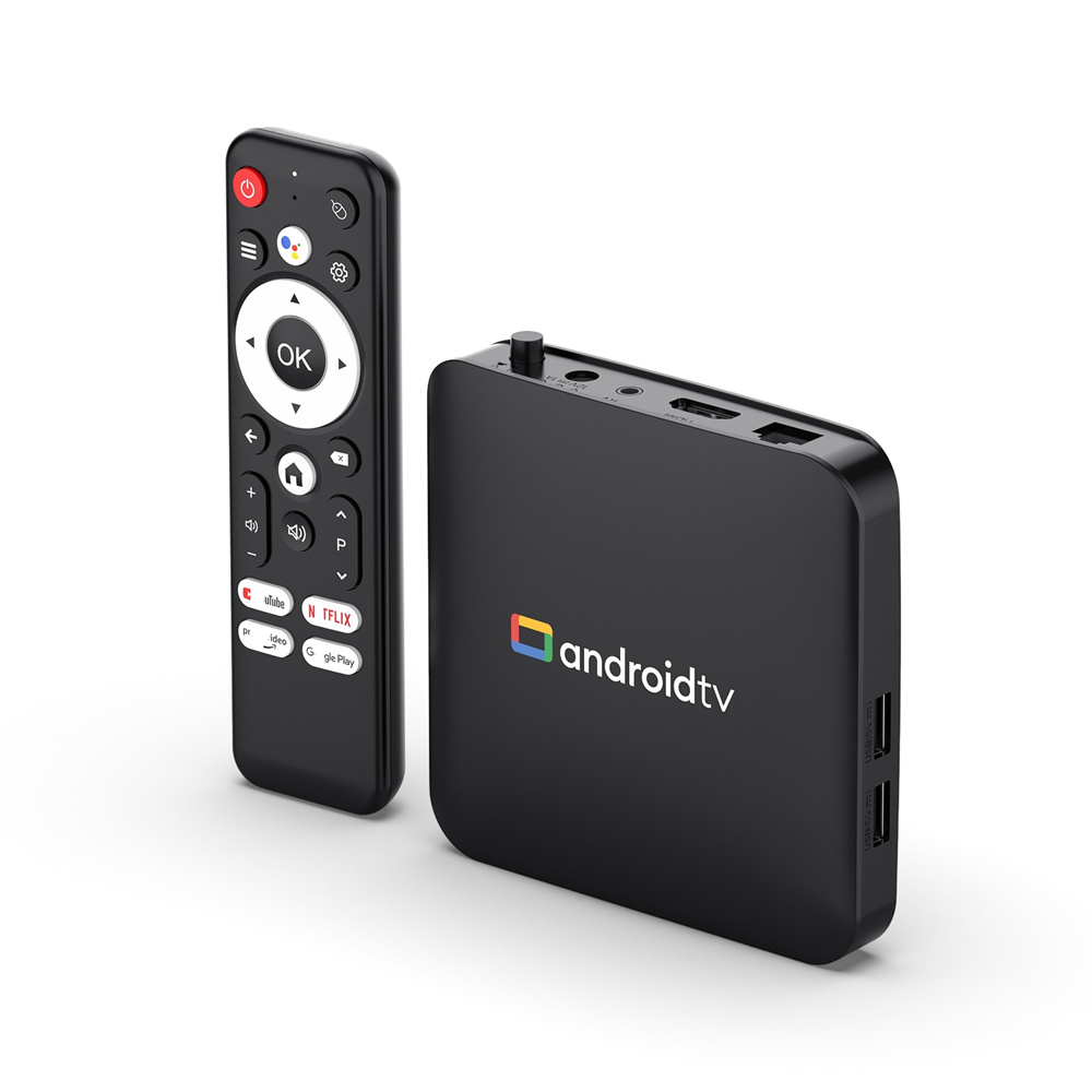 H96 MAX Amlogic S905L3 Androidtv 14.0 Box 4K Dual 2.4G/5G WiFi HDR10+&H.265 Quad Core 100m LAN Set Top Box