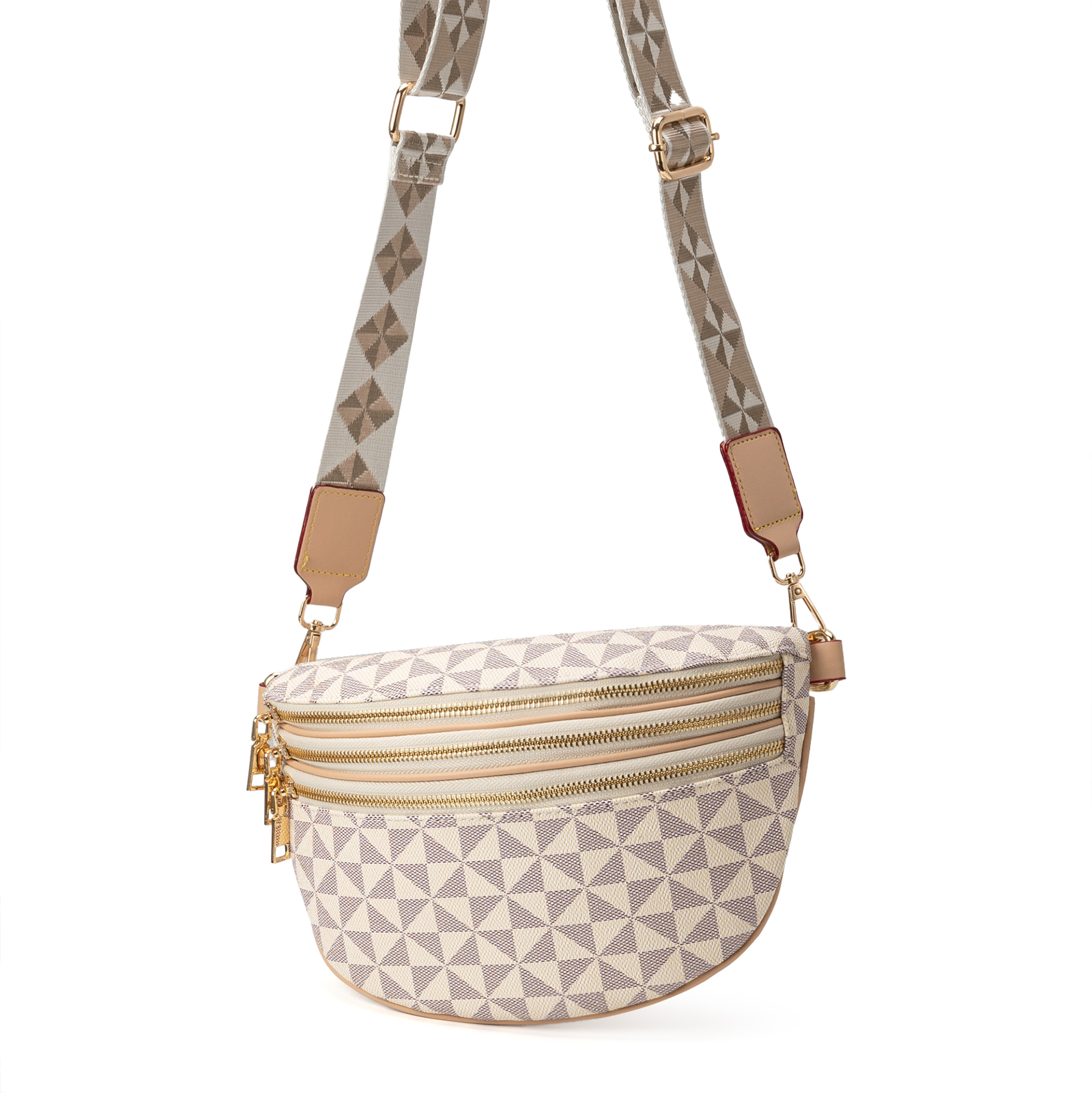 Stylish Floral Pattern Windmill Pouch - Versatile Single Shoulder Crossbody Bag with Comfortable Straps