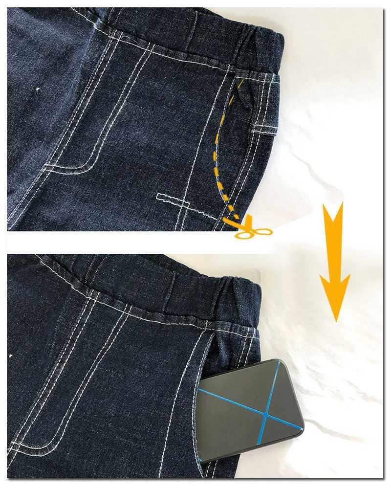 DIIMUU Kids Boy Jeans Clothes Skinny Jeans Classic Pants Child Denim Long Bottoms Clothing Boy Casual Trousers 5-11 Years Z250220
