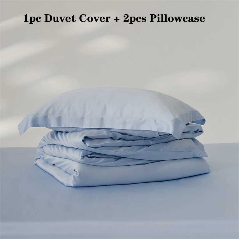 Home Mulberry Silk Duvet Cover Set Luxury 3 Piece Bedding Set 1pc Comforter Cover 2pcs Pillowcase Couple Bed Blanket CoverXJ250220