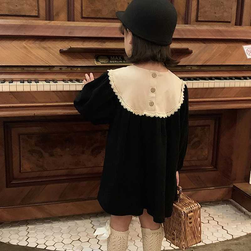 New Girls Dresses Embroidered Princess Dress Long-sleeved Dress Spring Autumn Kids Girls Casual Dress X250220