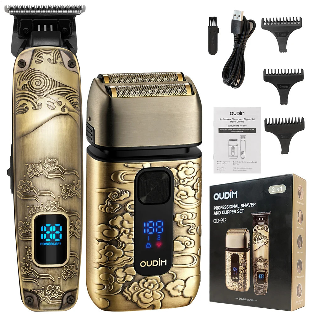Foil Shavers for Men with Head Shaving Hair Beard Trimmer Face Mustache Grooming Kit Bald and Haircutting 250219