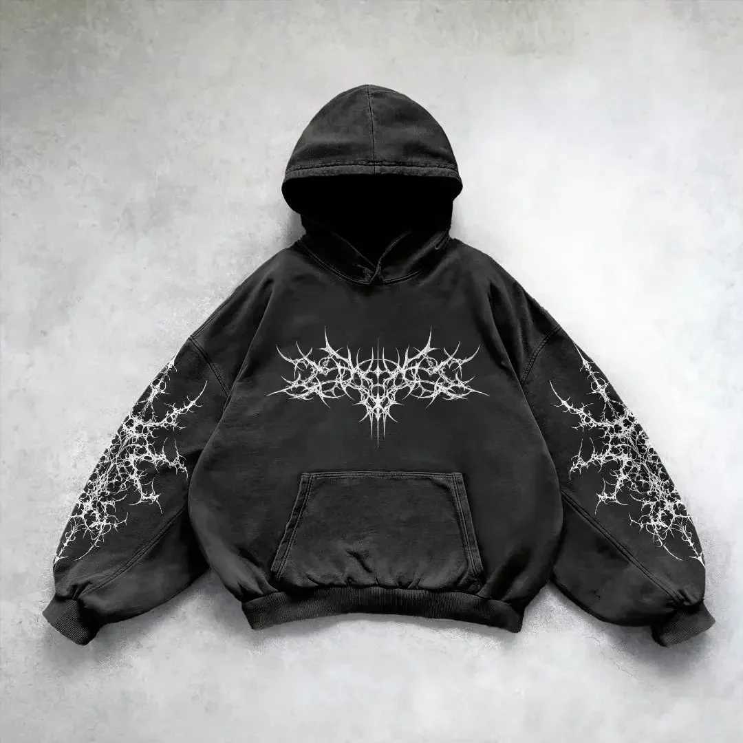 Y2k Hoodie New Leaf pattern Camouflage Loose Sweatshirt Mens Womens American Retro Street Hip Hop Streetwear Unisex Camo HoodiesT250221