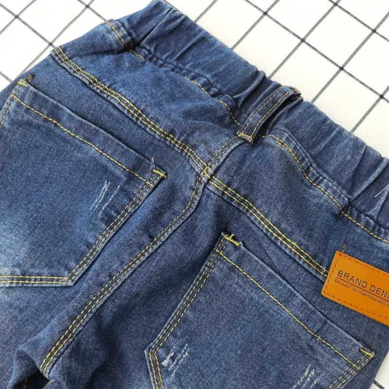 DIIMUU 4-11 year old childrens jeans Trouser clothing boys jeans childrens denim pants spring autumn baby pants toddler bottom Z250220