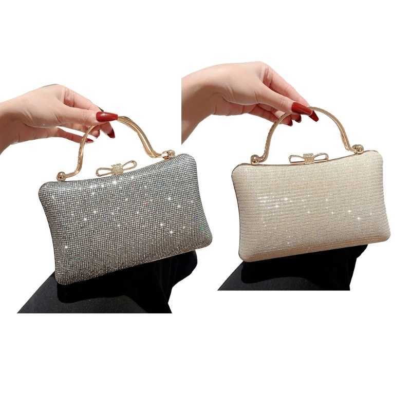 E74B Fashionable Party Purse Evening Bag Crossbody Handbag with Shoulder Chain for Formal and Casual Occasions Z250220