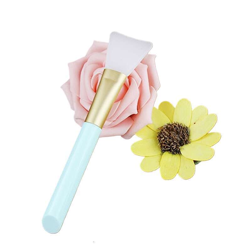 Facial Mask Brush Silicone Silica Gel Mud Mask DIY Stirring Applying Makeup 3 Colors Blending Brush Maquillaje Silicone Brush Silikonburste