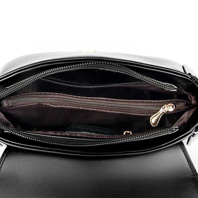 Fashion solid color leather womens cross body luxury womens shoulder designer novice bag womens handbag Sac A Main Feminina Z250220