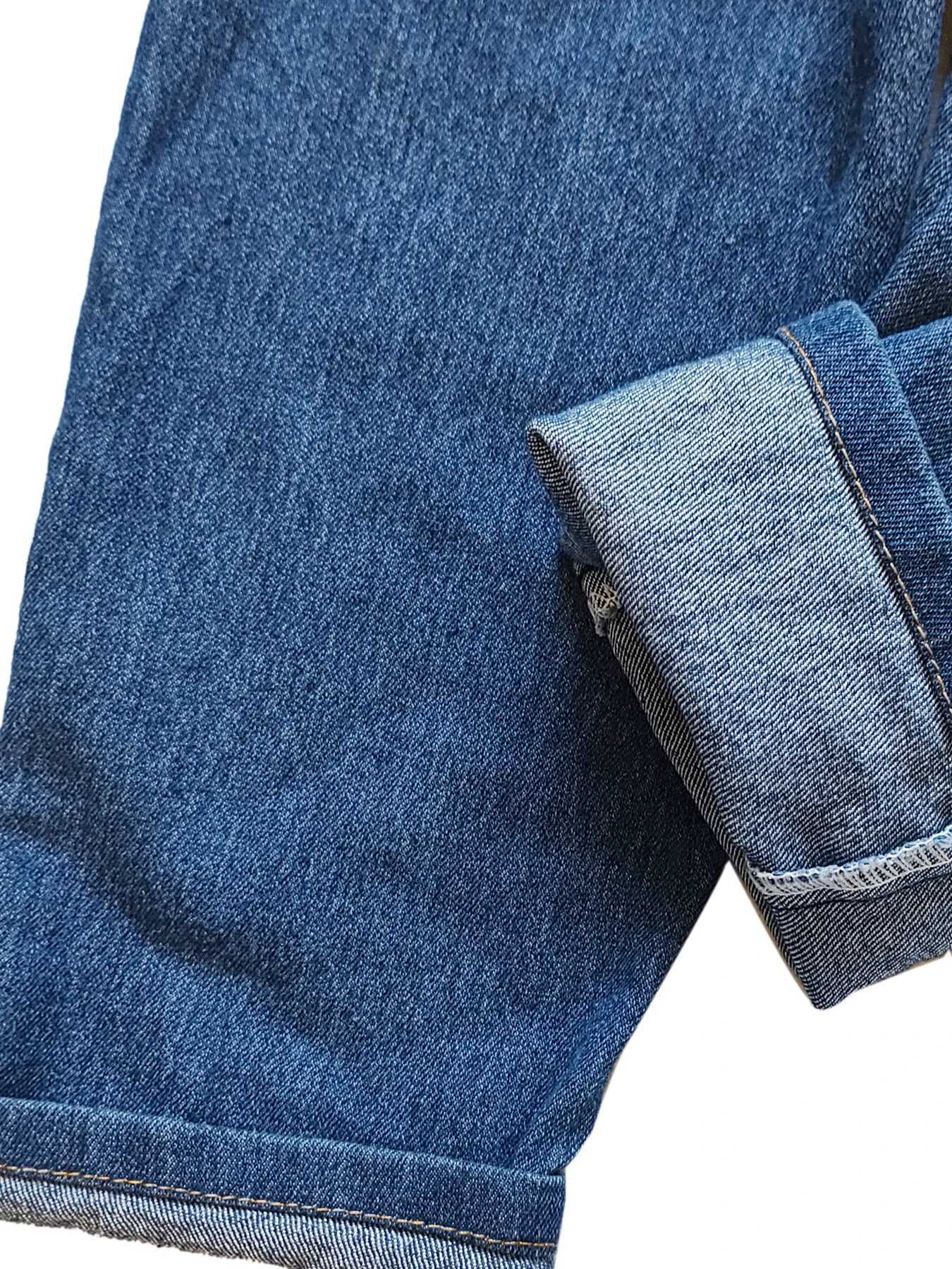 5023 Loose Spring Boys Jeans Kids Trousers Blue Elastic Waist Light Weight Spring Fall Summer Z250220
