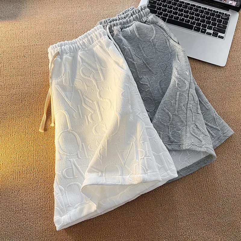 Summer Walf Checked Shorts Mens Niche Sensibility Casual Trendy American Style Vintage Sport Loose-Fit 250220