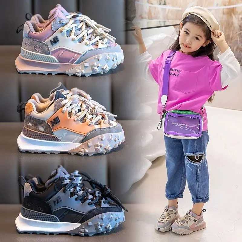 Athletic Outdoor Childrens sports new boys casual baby soft soled fashionable girls old shoes Zapatos Nino Zapatilas Deporte 26-37 Y250215J02W XJ26030
