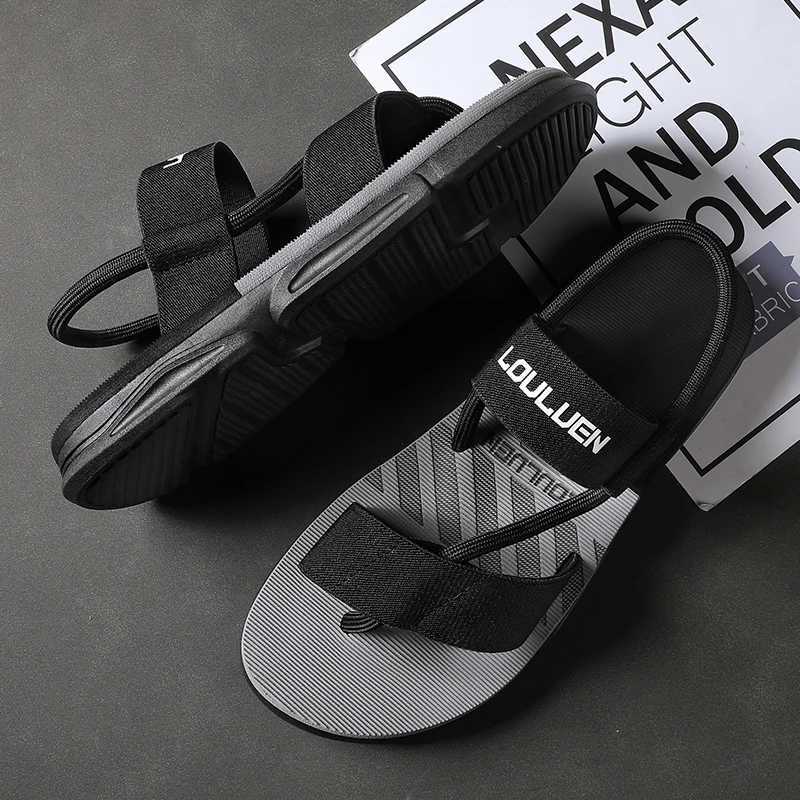 New Arrival Summer Roman Beach Shoes Flip Flops Slip on Flats Slippers Men Slides New Dropshiping Mens Sandals Mens Sandals T250220