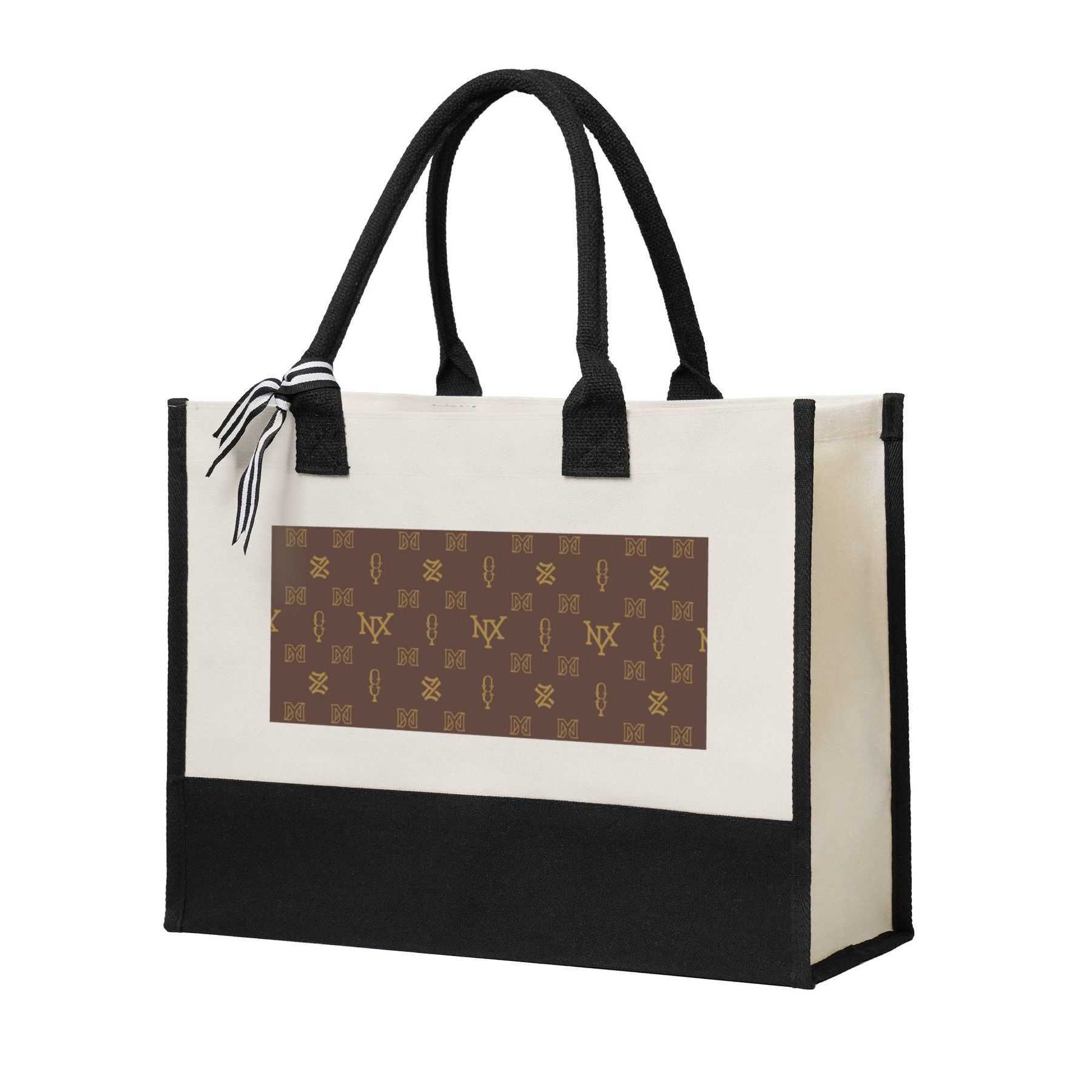 NXY High Quality shoulder bags Large capacity Canvas Gift Shopping Bag Canvas Carrying Tote Bag Handbags Women Beach Bag unisex shopping Bags