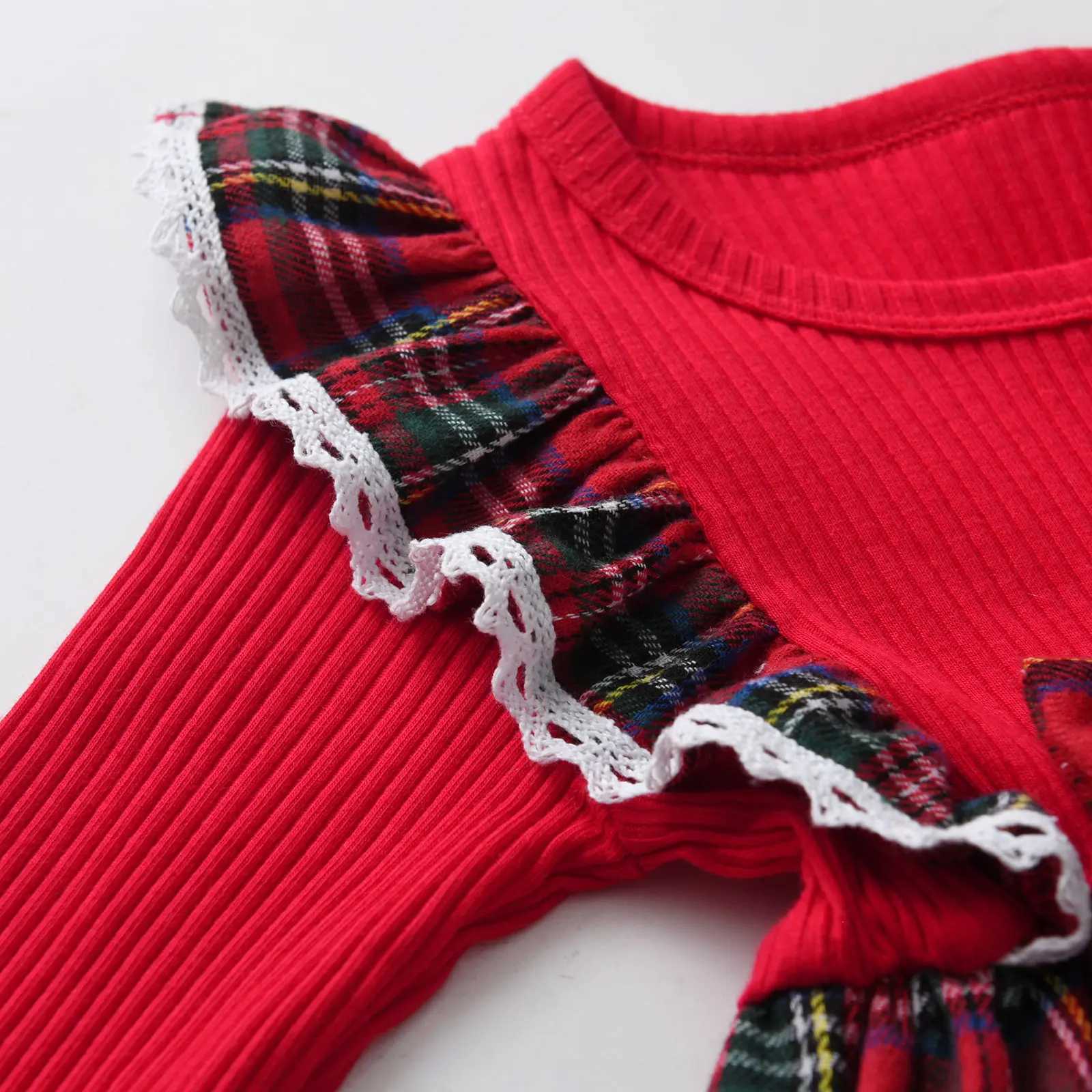 Spring Autumn Toddlers Baby Girls Princess Dress Clothes For 0-24 Months Cute Long Sleeve Plaid Dresses Come with Bow Headband X250220