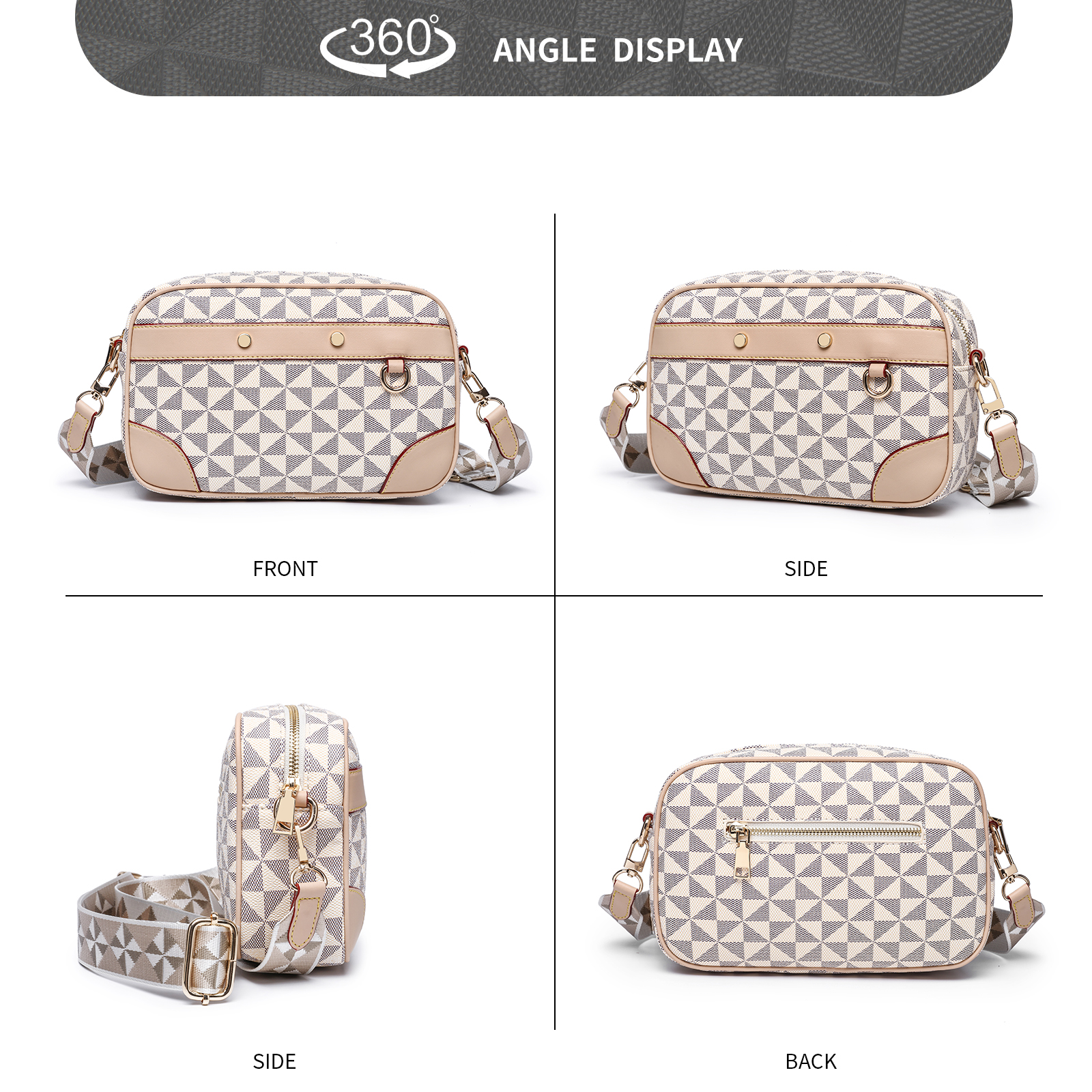 Elegant Unisex Shoulder Purse with Timeless Design - Trendy Vintage Look