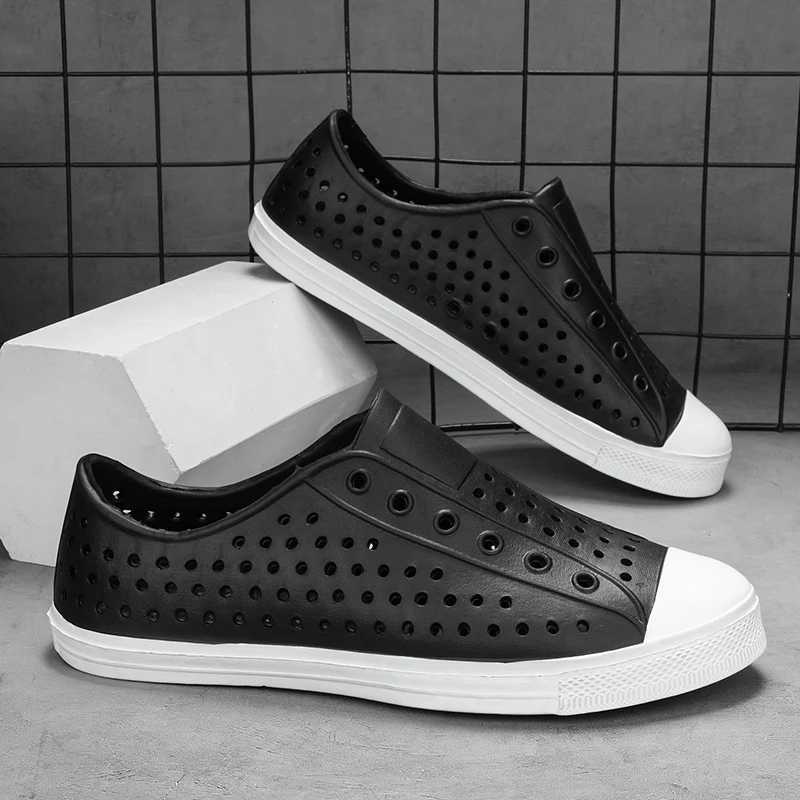 New Arrival New Beach Sandals Mens Anti slip Hole Sandals Work Shoes Summer Garden Shoes Water Shoes Soft and Comfortable Outdoor Shoes T250220