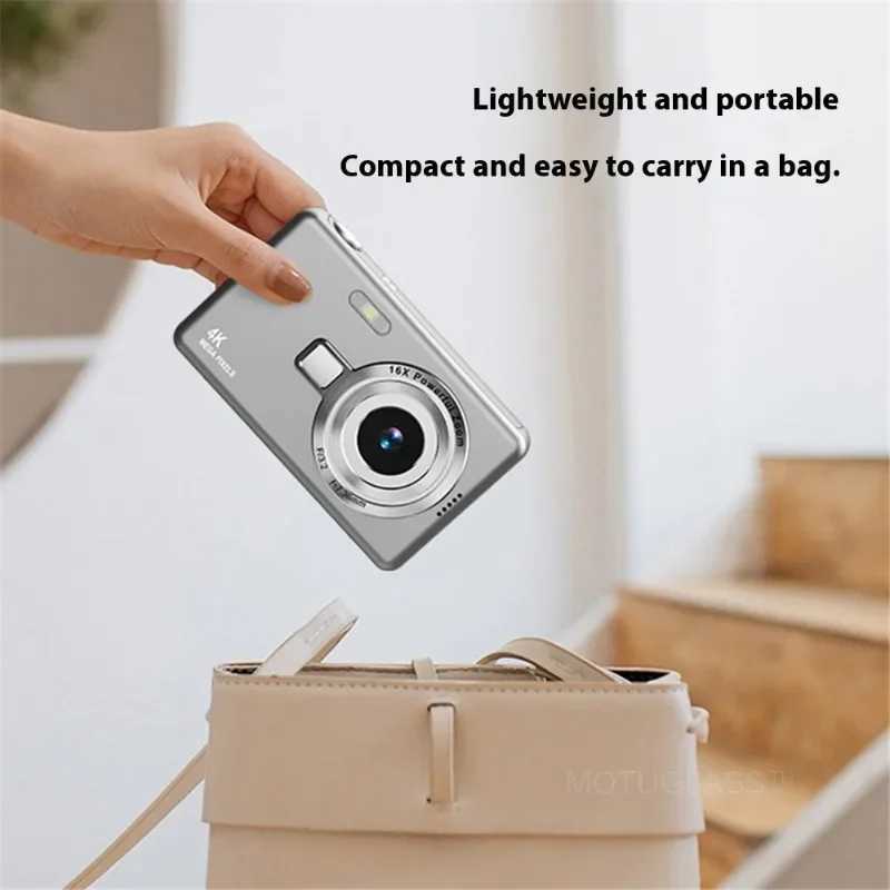 Vintage Digital Camera for Students HD CCD Point and Shoot Camera Beginner DSLR Camera Gift for Teens and Young Adults Z250220