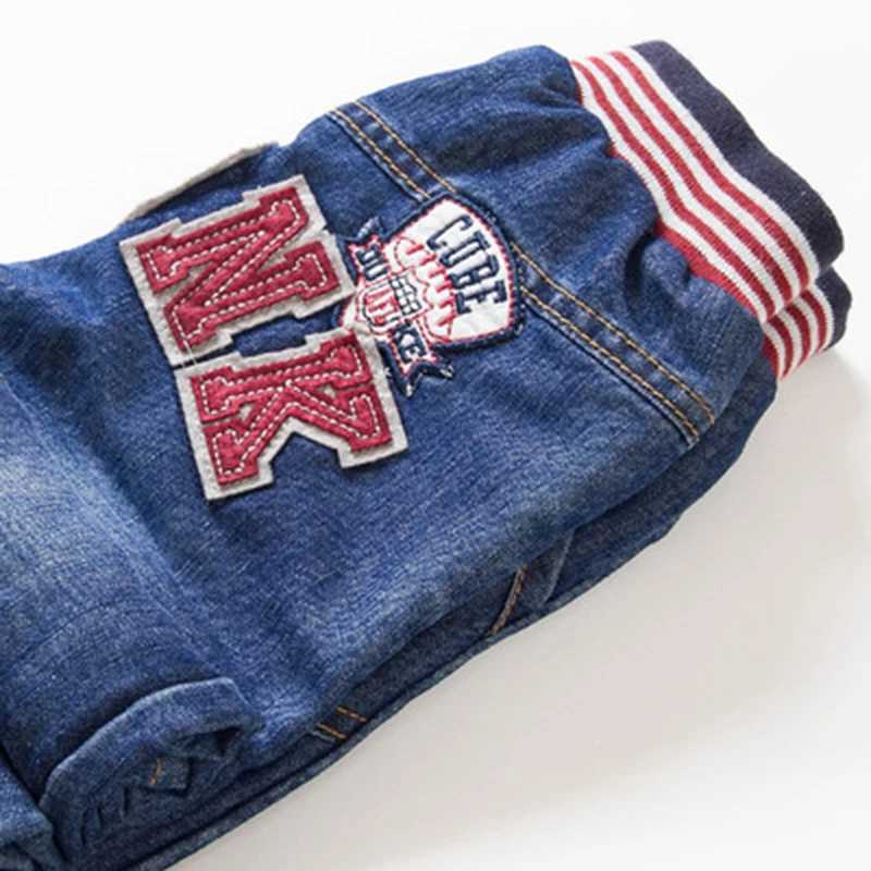 Winter Children Jeans Pants Kids Jeans 2022 Autumn Baby Boys Jeans Trousers Casual Boys 2-7Y Thicking Warm Denim Kids Trousers Z250220
