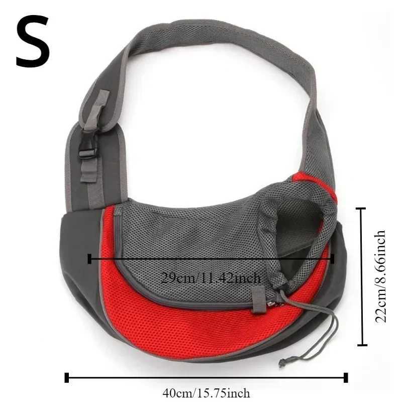 Dog Travel Bowls Bags Portable Pet Dog Bag Pet Cat Puppy Waist Bags Adjustable Soft Mesh Dog Cat Carrier Bags Crossbody Kittens and Dogs Bag H250220
