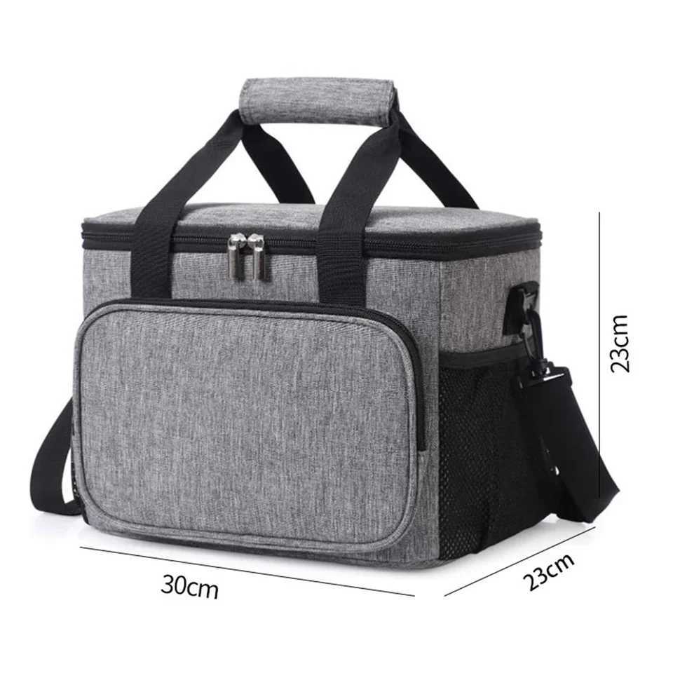 Dog Travel Bowls Bags 15L Insulated Thermal Cooler Bag Oxford Cloth Insulation Bag Waterproof Lunch Box Pouch For Outdoor Camping Picnic Bag H250220