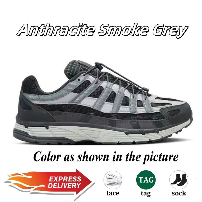 Designer Shoes P6000 trainer P 6000 Men Women Sneakers Metallic Sier Triple Black White Anthracite Grey Outdoor Sports Trainers Casual Running shoes