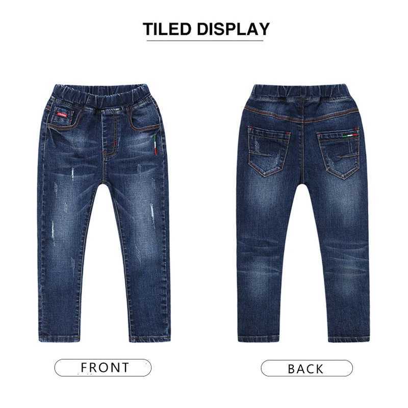 IENENS Young Boys Jeans Light Color Cowboy Trousers Boys Denim Long Pants 4-11 Years Children Kids Baby Boy Jean Bottoms Z250220