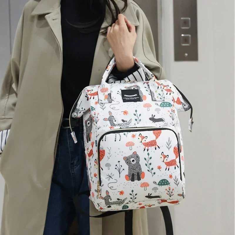 Fashion Oxford Shoulder Mom and Baby Bag Mom Outdoor with Baby Insulated Milk Storage Backpack Portable Storage X250220