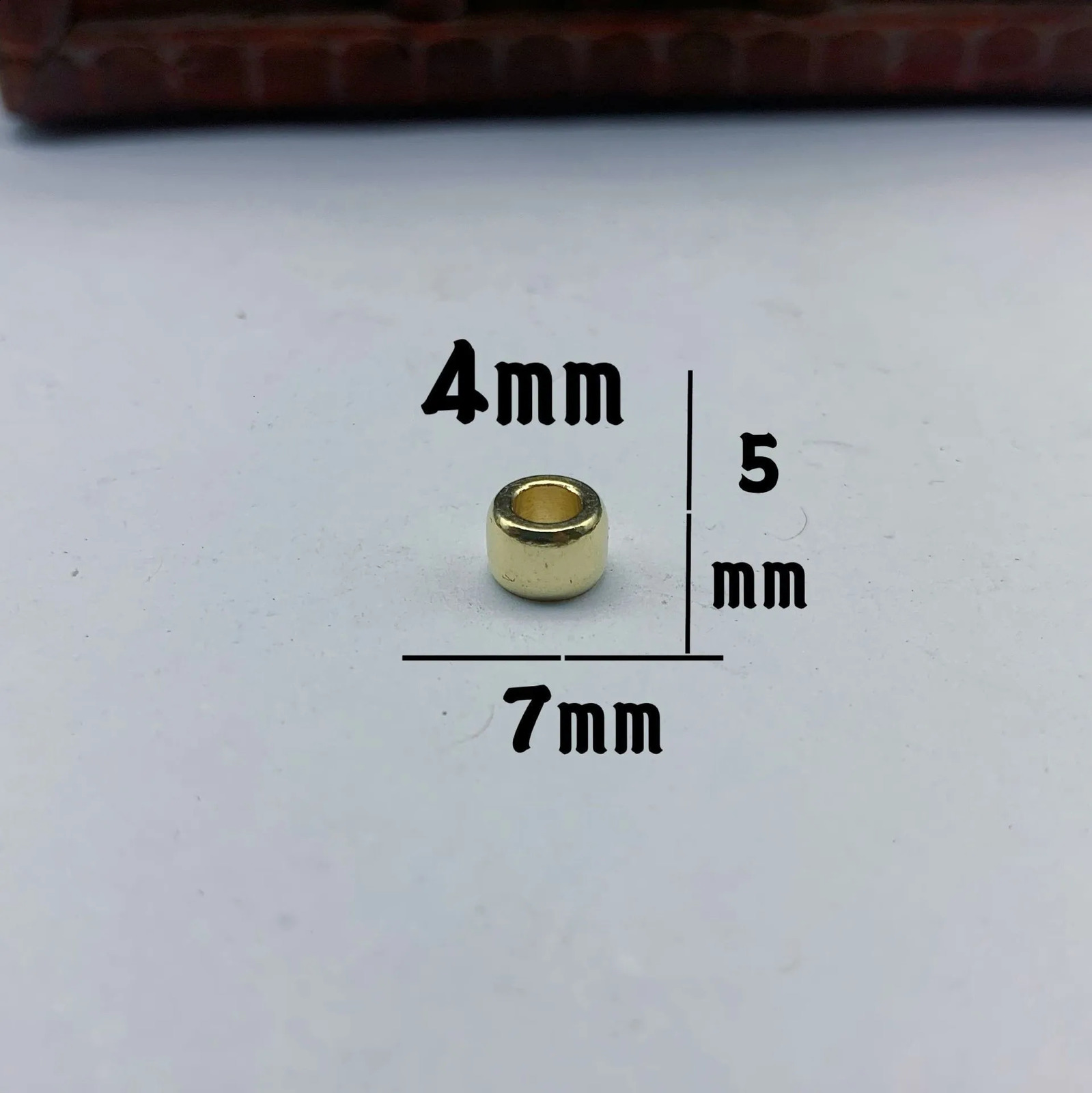 10pcs Round Copper Strain Isolate Brass Braided Paracord Lanyard Pendant Outdoor EDC DIY Accessories end strain 250213