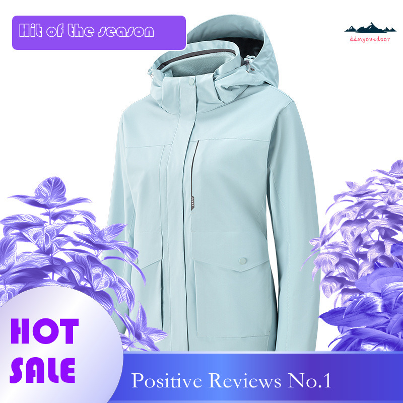 Ddmyoutdoor Outdoor Assault Year Winter New Couple Water Three In One Thickened Ski Suit Group Purchase Printable Jackets