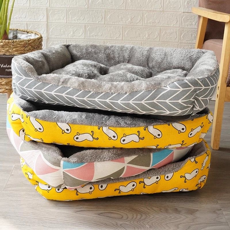 2026 New Kennel Warm Four Seasons General Autumn Can Be Removed And Washed Cat Golden Fur Large Medium-Sized Small Dog Kennel Winter Free Shipping