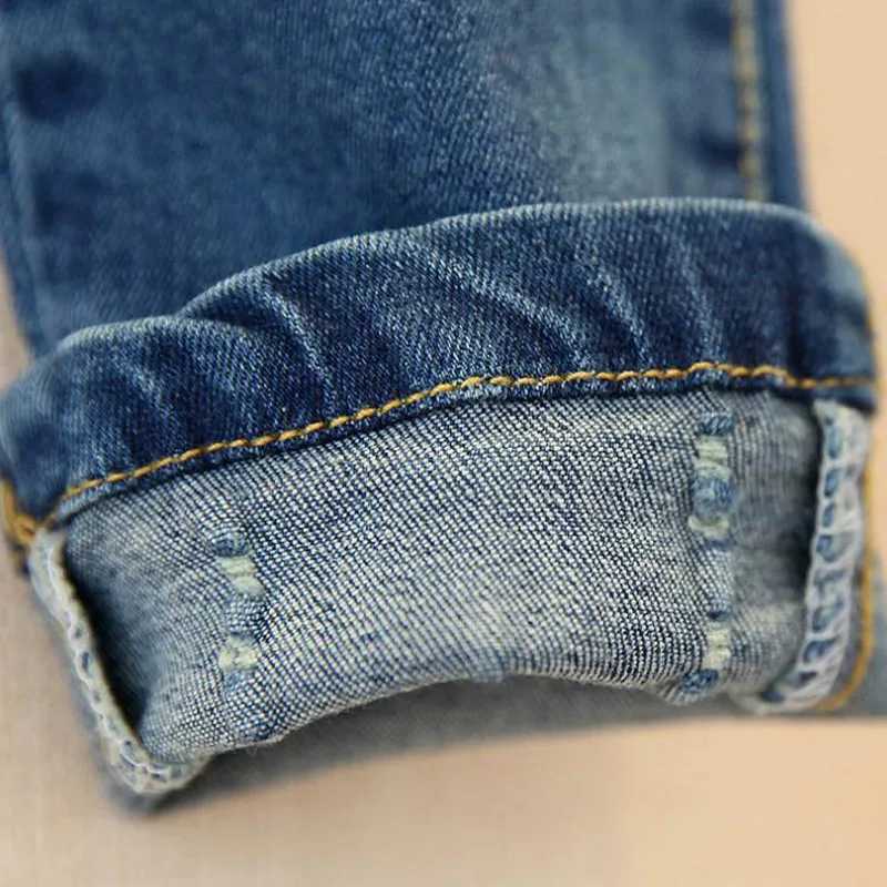 Cute Pattern Kids Jeans Spring Autumn Winter Lovely Cat High Qu Children Pants Casual trousers Baby Girls Jeans Z250220