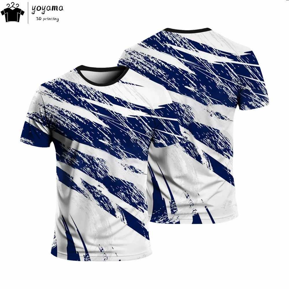 Camiseta deportiva para hombrecamisa de manga corta con cuello redondosencillala modatranspirablede verano W250220