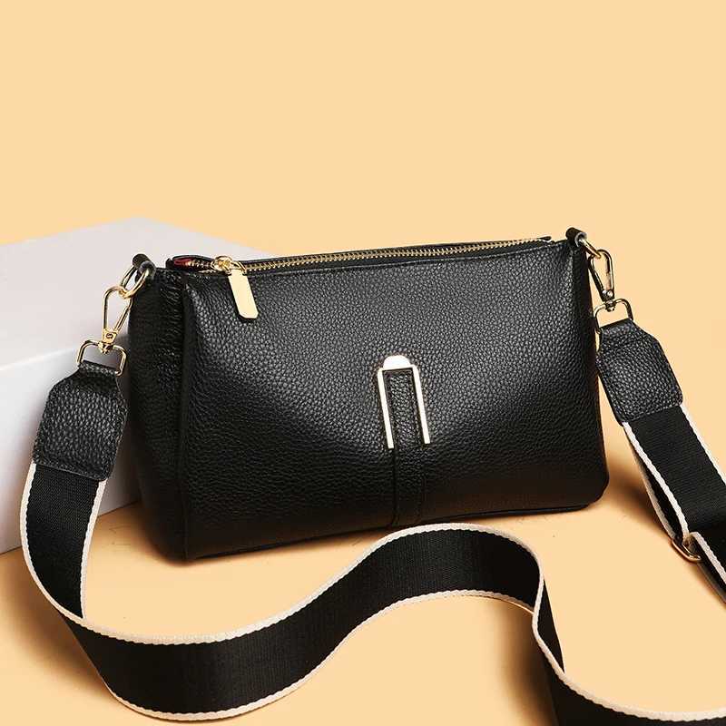 100% Genuine Leather Womens Bag Handbag 2024 Luxury Cow Leather Women Shoulder Crossbody Bag Fashion Female Messenger Phone Bag Z250220