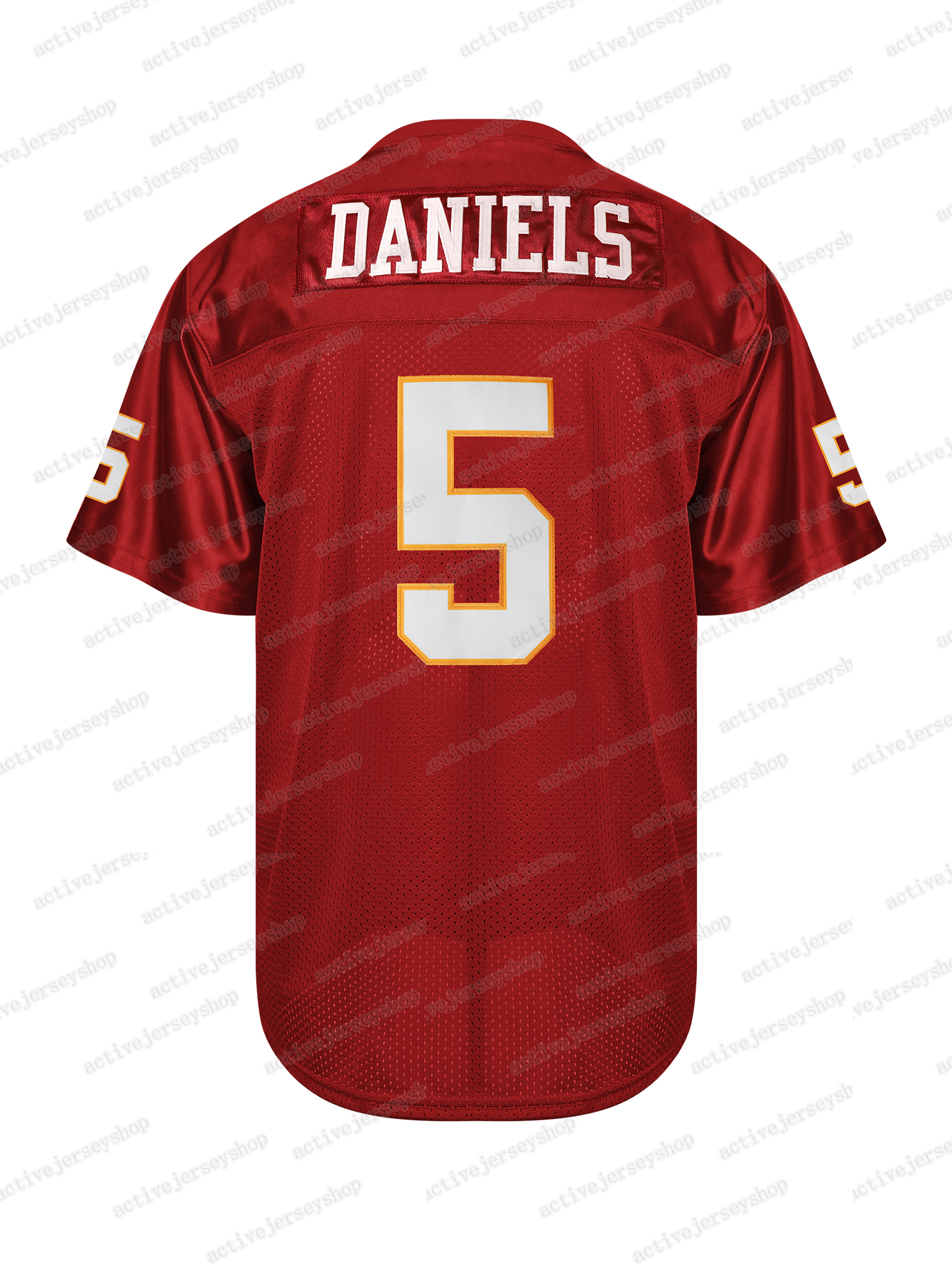 Personalized Custom Football Jersey Daniels McLaurin Men Women Youth Any Name Number Embroidered Letter Number Design Football Jersey