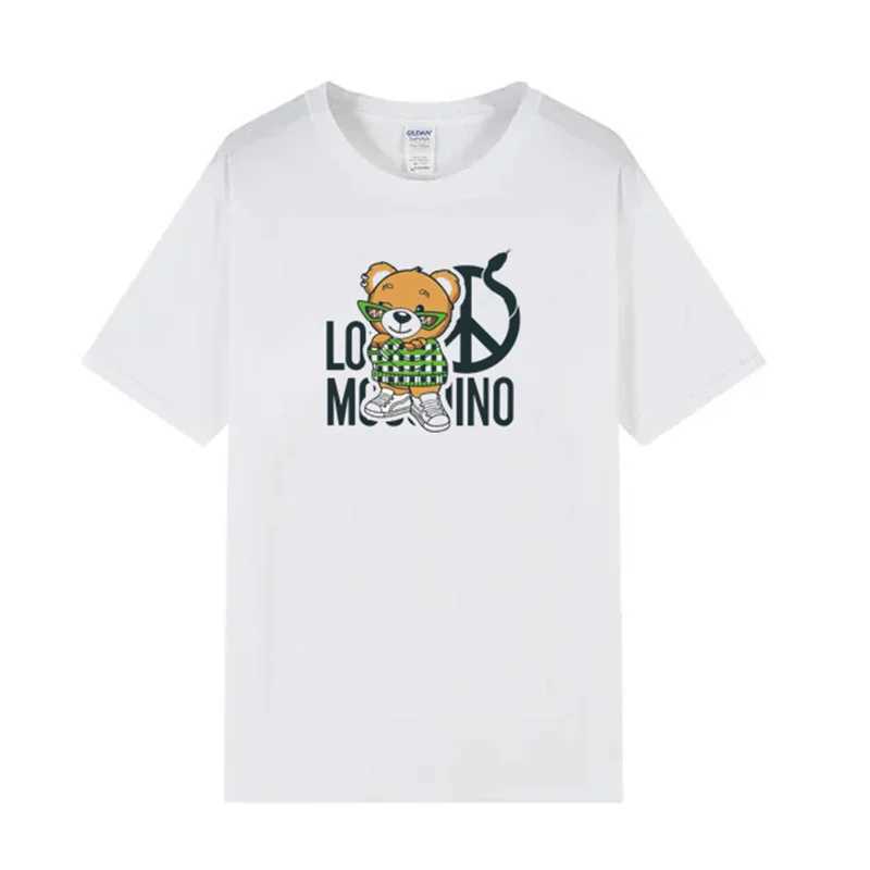 2025Short sleeve cotton T-shirt for men and women casual and fun clothing oversized stylish summer new 2025 W250220