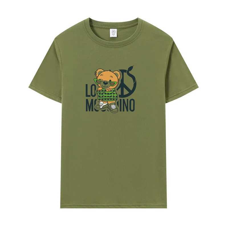 2025Short sleeve cotton T-shirt for men and women casual and fun clothing oversized stylish summer new 2025 W250220