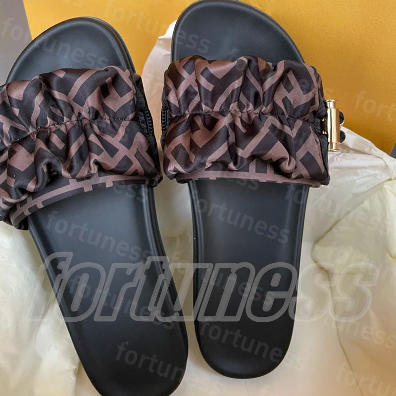 Designer Genuine Leather women vintage Slippers Mule gladiator sandal Casual shoe Beach Silk fashion Slide travel Flat heel sandale Summer Slider