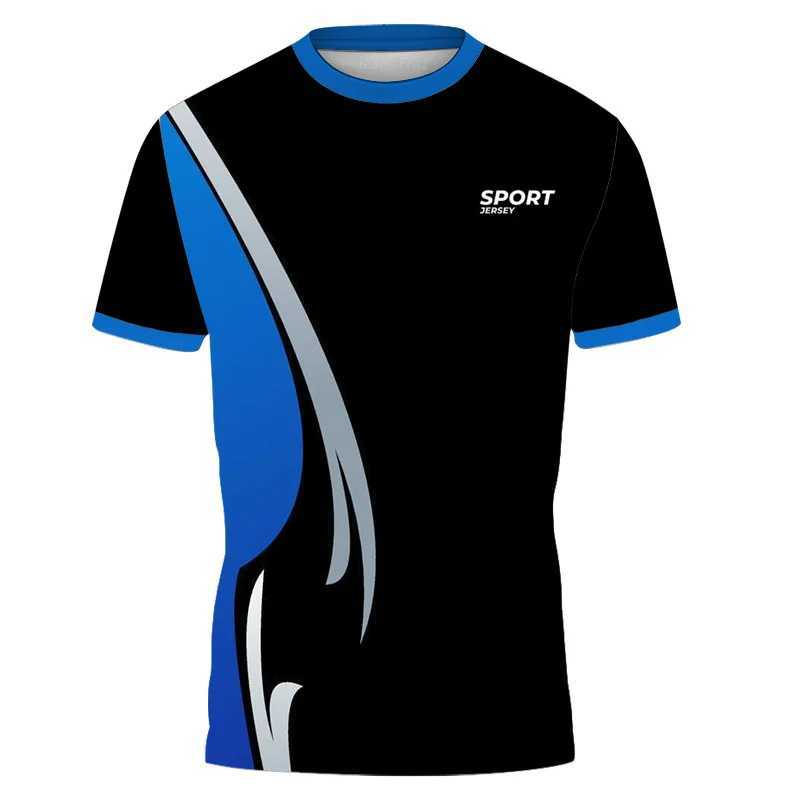 Mens Fashion Gym Shirt Joggers Bodybuilding Silk New Short Sleeves Streetwear Casual Outdoor Sport Fast Dry Breathable Tee W250220