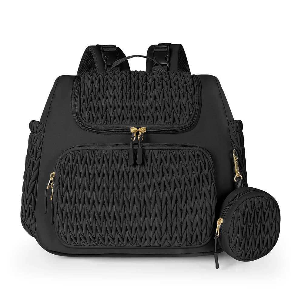 Large capacity mom backpack fashionable mom backpack baby stroller hanging bag mom handbag outdoor travel backpack X250220